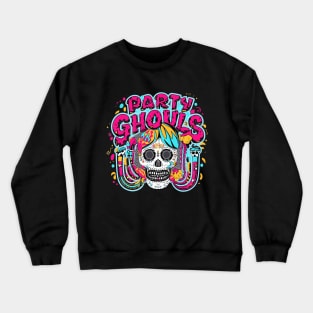 Halloween Ghoul Party Ghouls Design Crewneck Sweatshirt